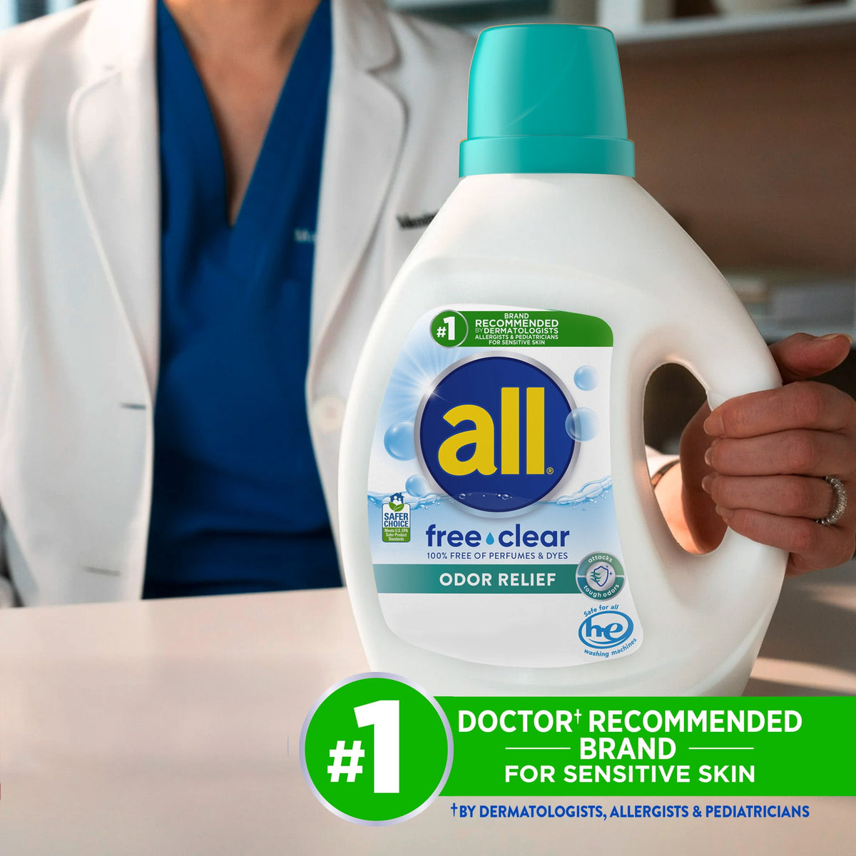 all Free Clear Odor Relief Liquid Laundry Detergent 118 fl oz 79 Loads