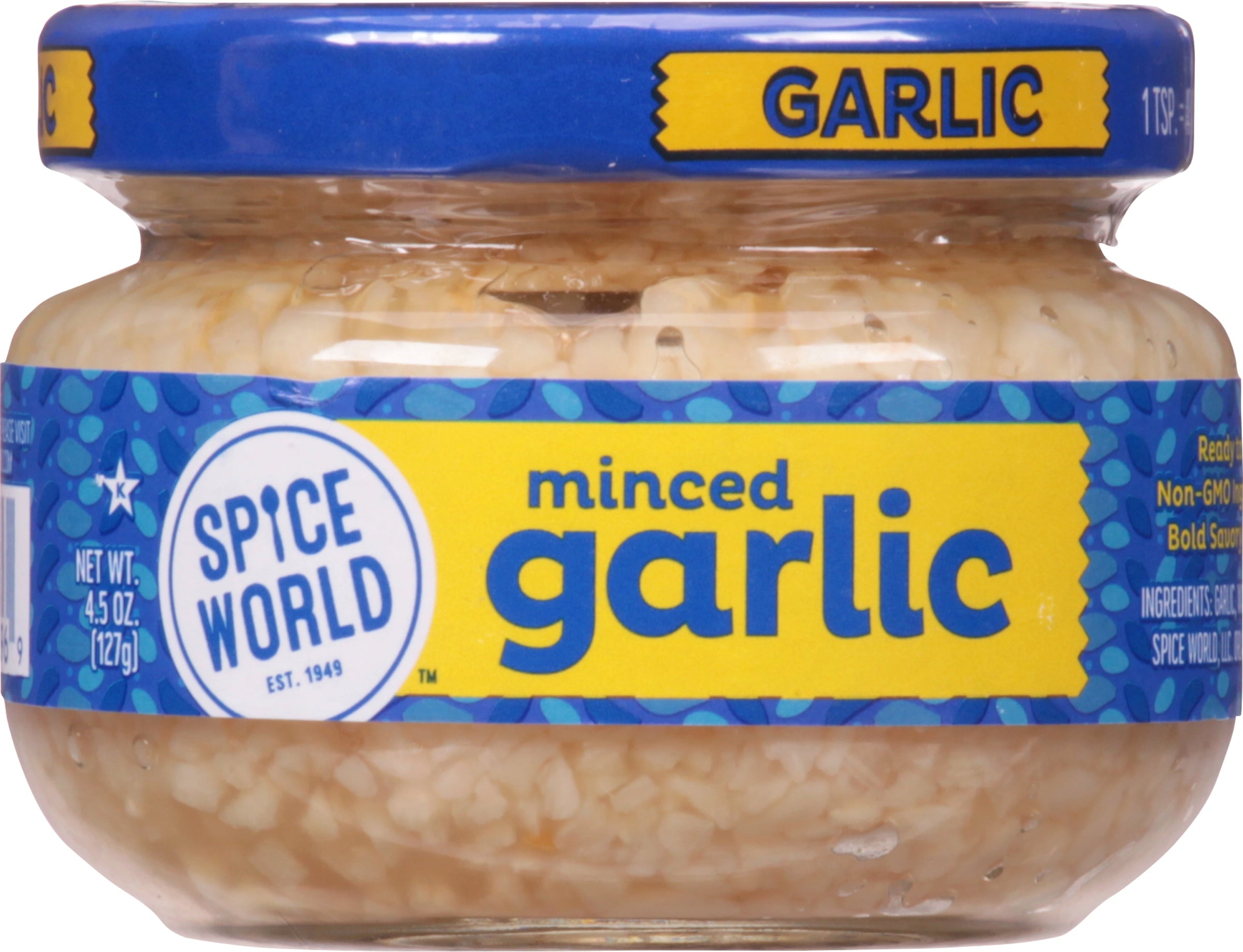 Fresh Minced Garlic 4.5 Oz Jar