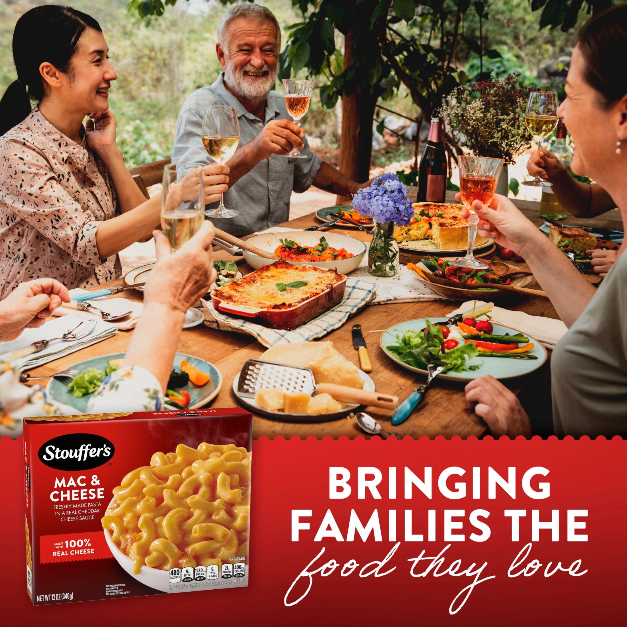 Stouffer's Mac & Cheese Single Serve Frozen Meal 12 Oz
