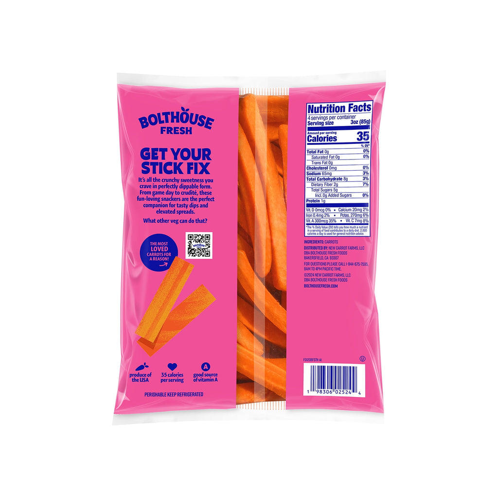 Fresh Bolthouse Carrot Party Sticks 12 Oz Bag