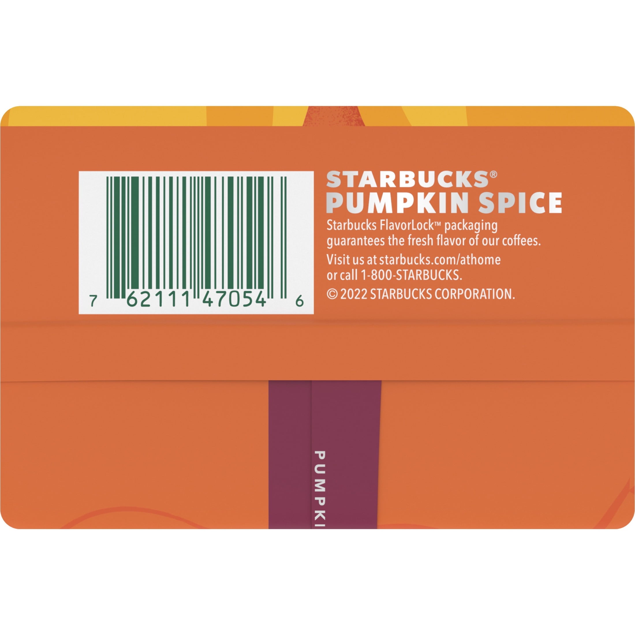Starbucks at Home Pumpkin Spice Naturally Caffeinated Medium Roast Ground Coffee 17 oz Bag