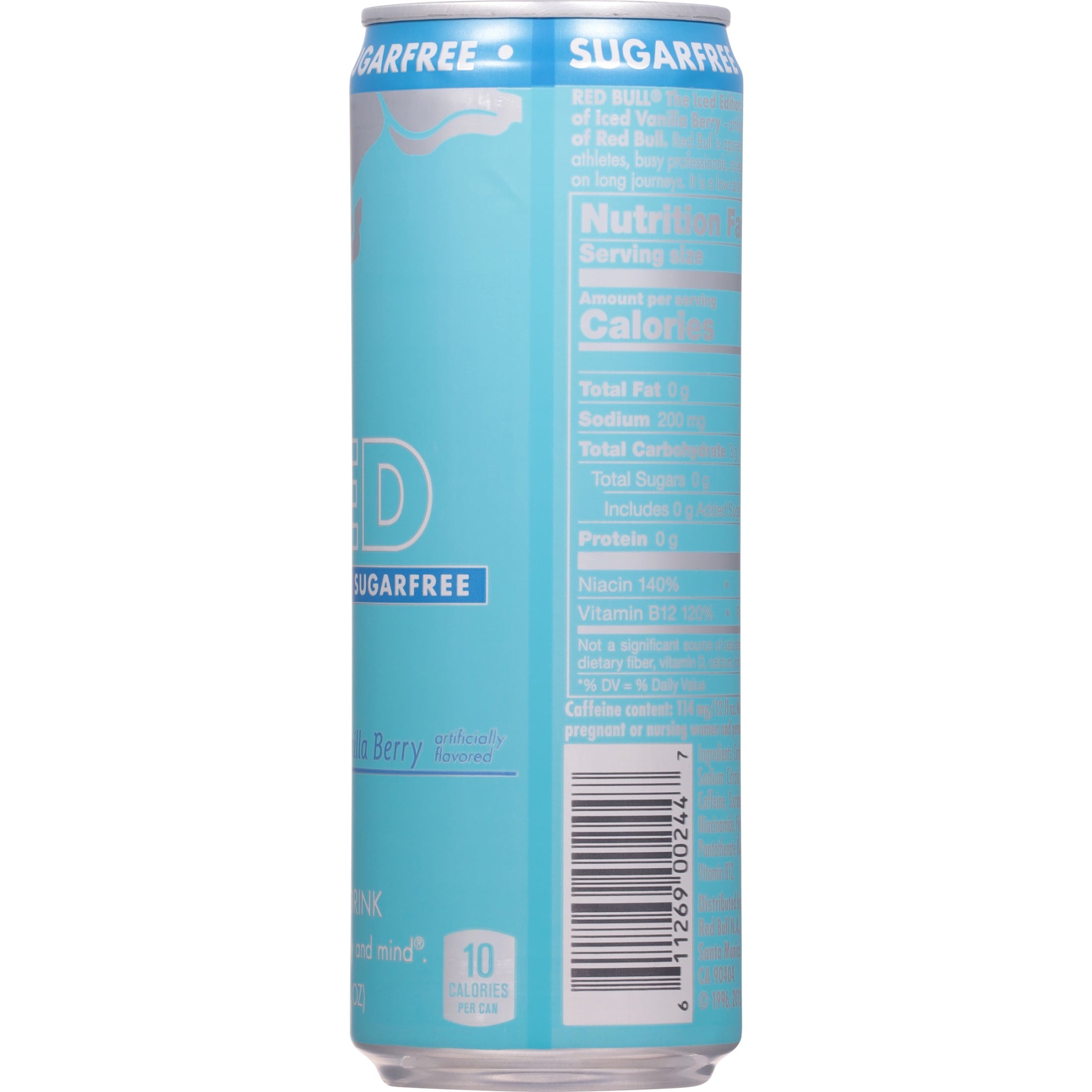 Red Bull Iced Edition Sugarfree Energy Drink 12 fl oz Single Can