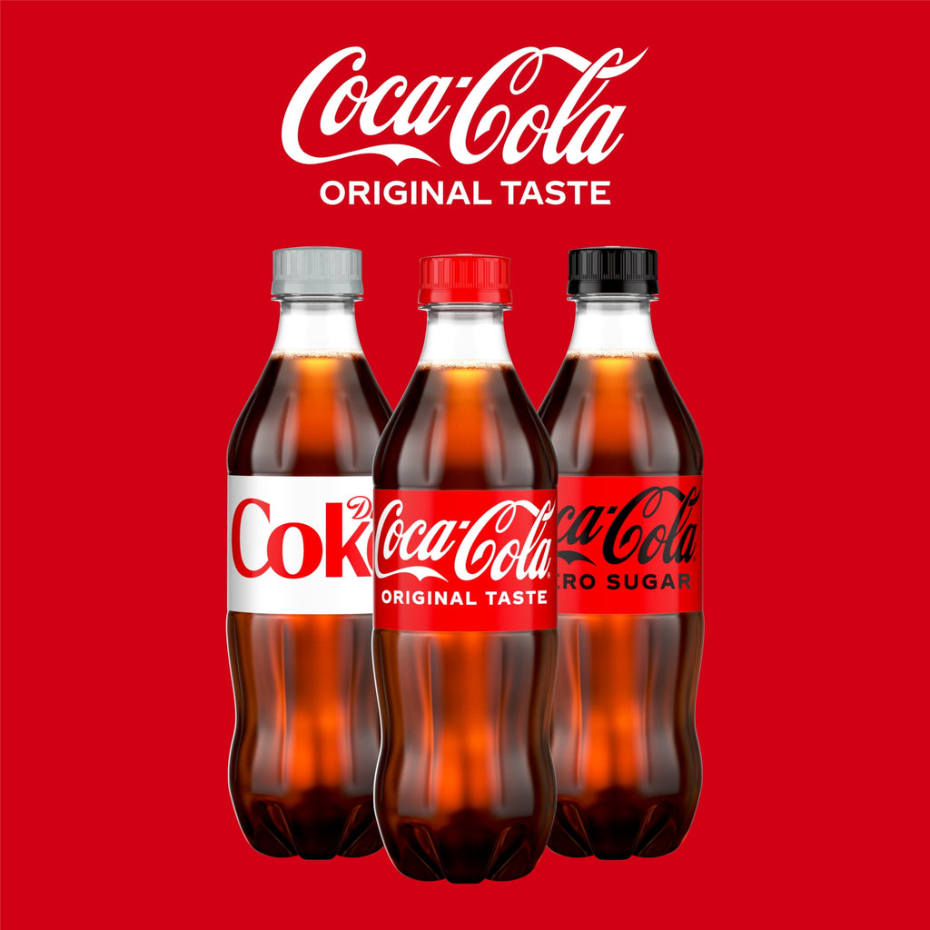 Soda Pop Bottles 16.9 Fl Oz 6 Pack Coca-Cola