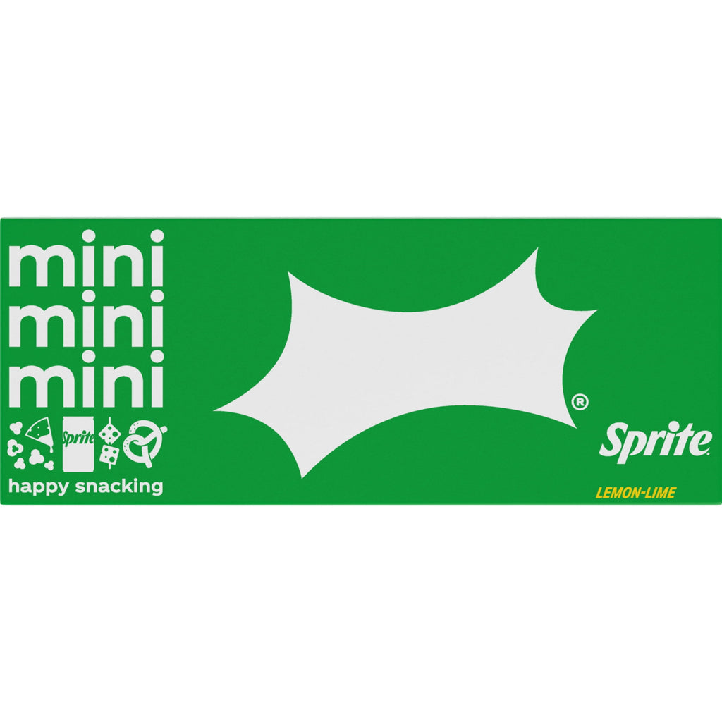 Sprite Lemon-Lime Caffeine Free Soda Pop Fridge Pack Mini Cans 7.5 Fl Oz 10 Pack
