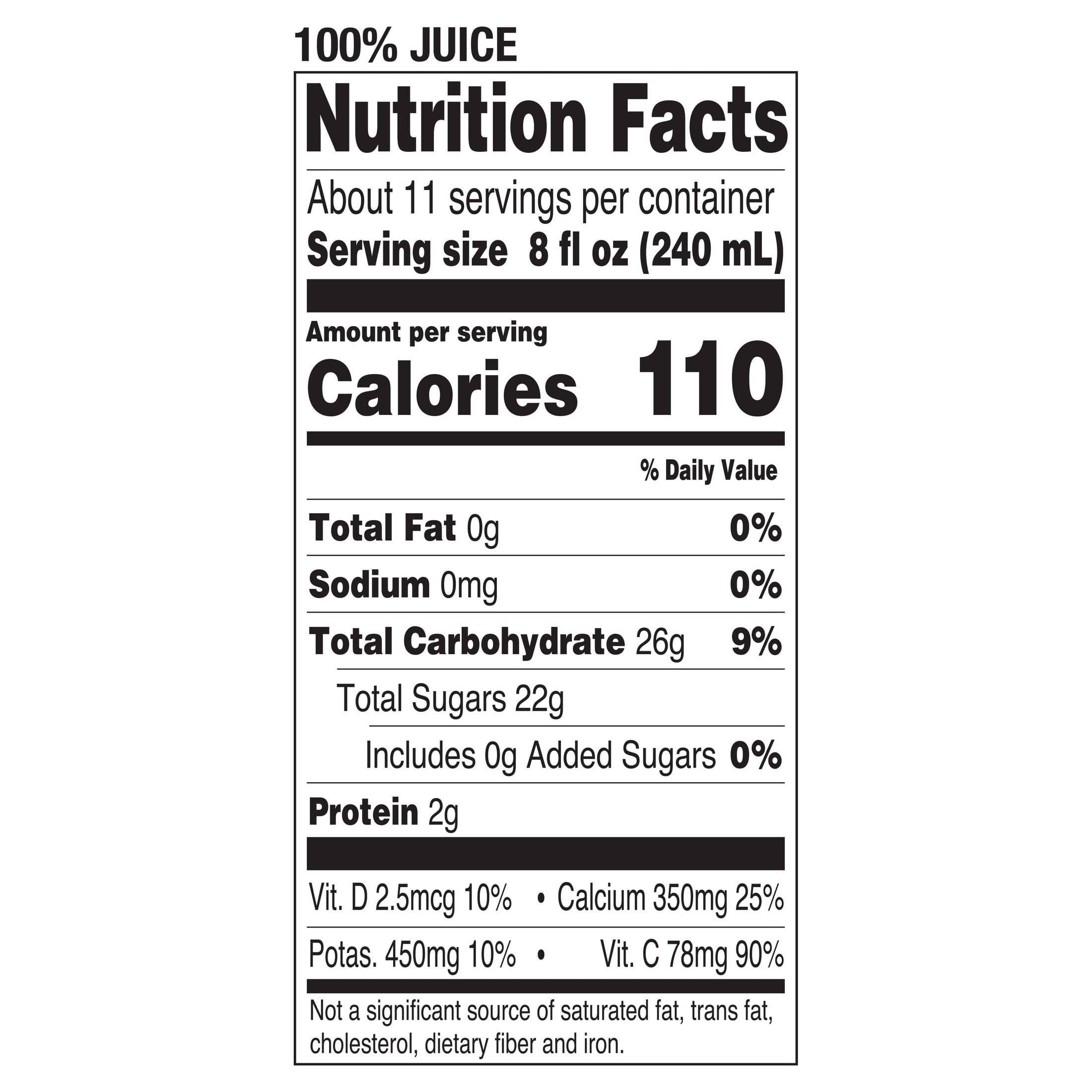 Tropicana Pure Premium 100% Orange Juice No Pulp with Calcium & Vitamin D 89 fl oz