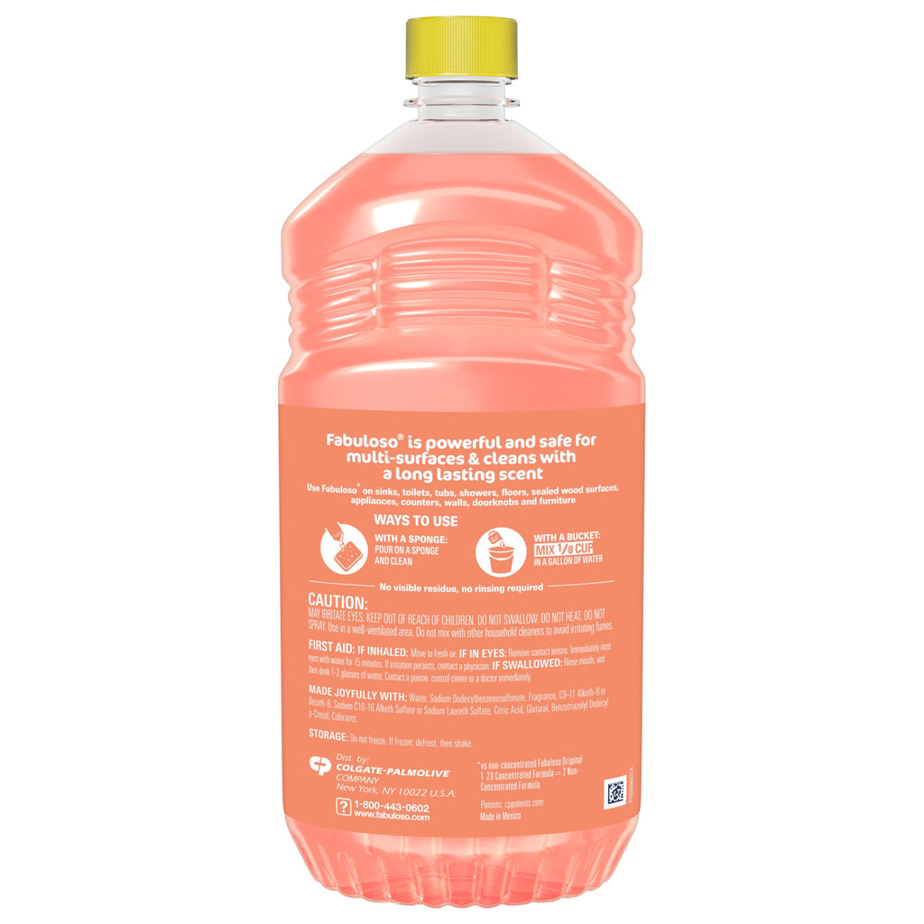 Fabuloso 2X Multi-Purpose Cleaner Peach Scent 56 fl oz