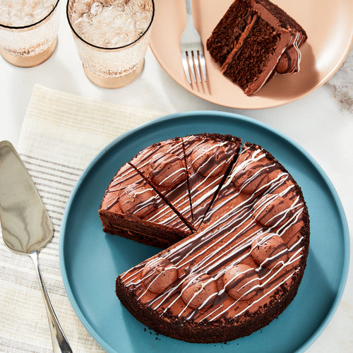 Chocolate Double Layer Cake 36 Oz 1 Count Freshness Guaranteed