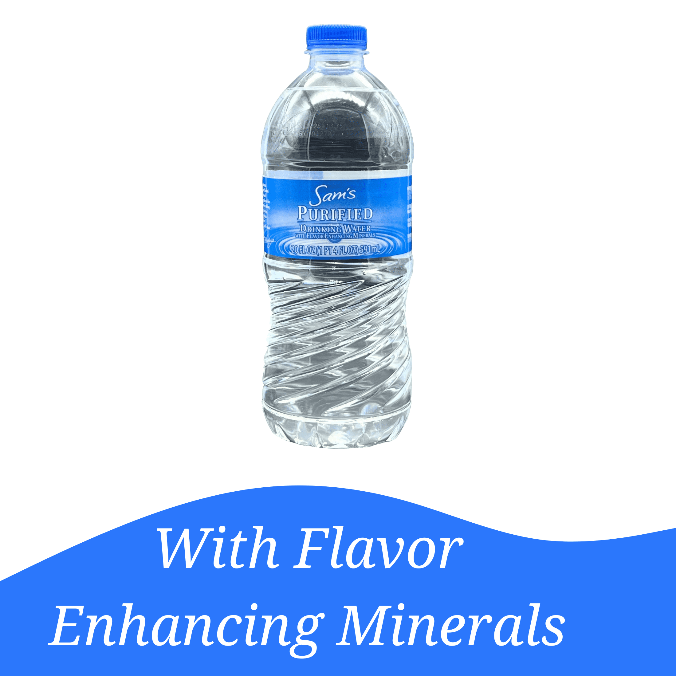 Sam's Choice Purified Drinking Water 20 fl oz Bottles 28 Pack