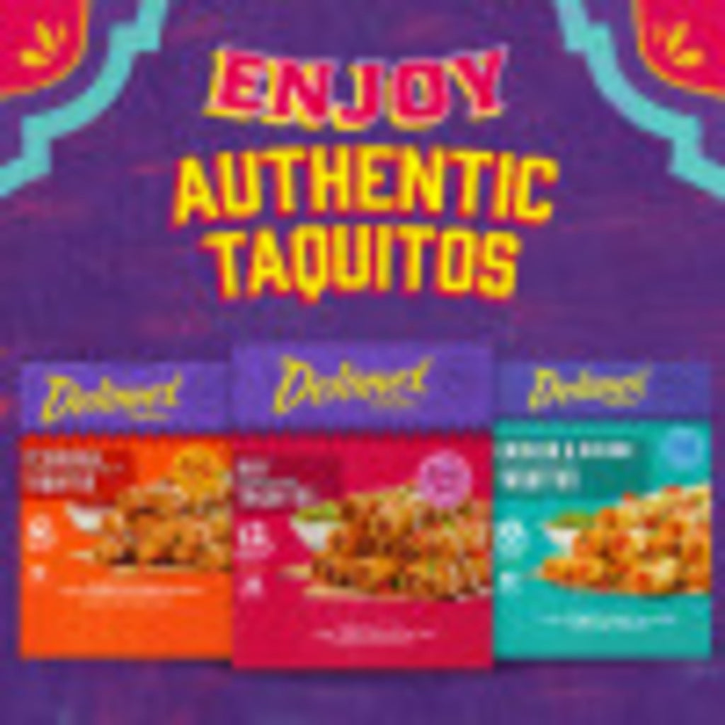 Delimex Beef Taquitos Frozen Snacks 20 Ct 20 Oz