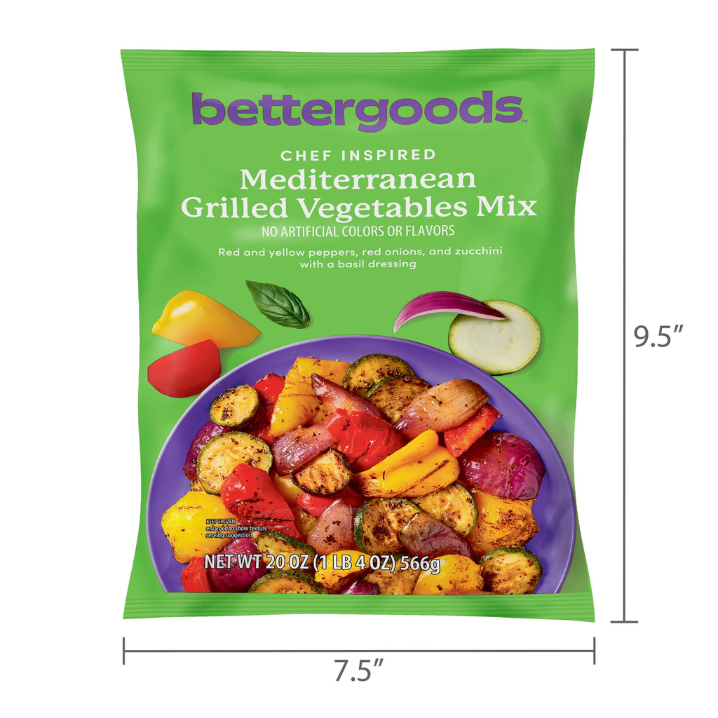 Bettergoods Mediterranean Grilled Vegetables Mix Frozen 20 Oz