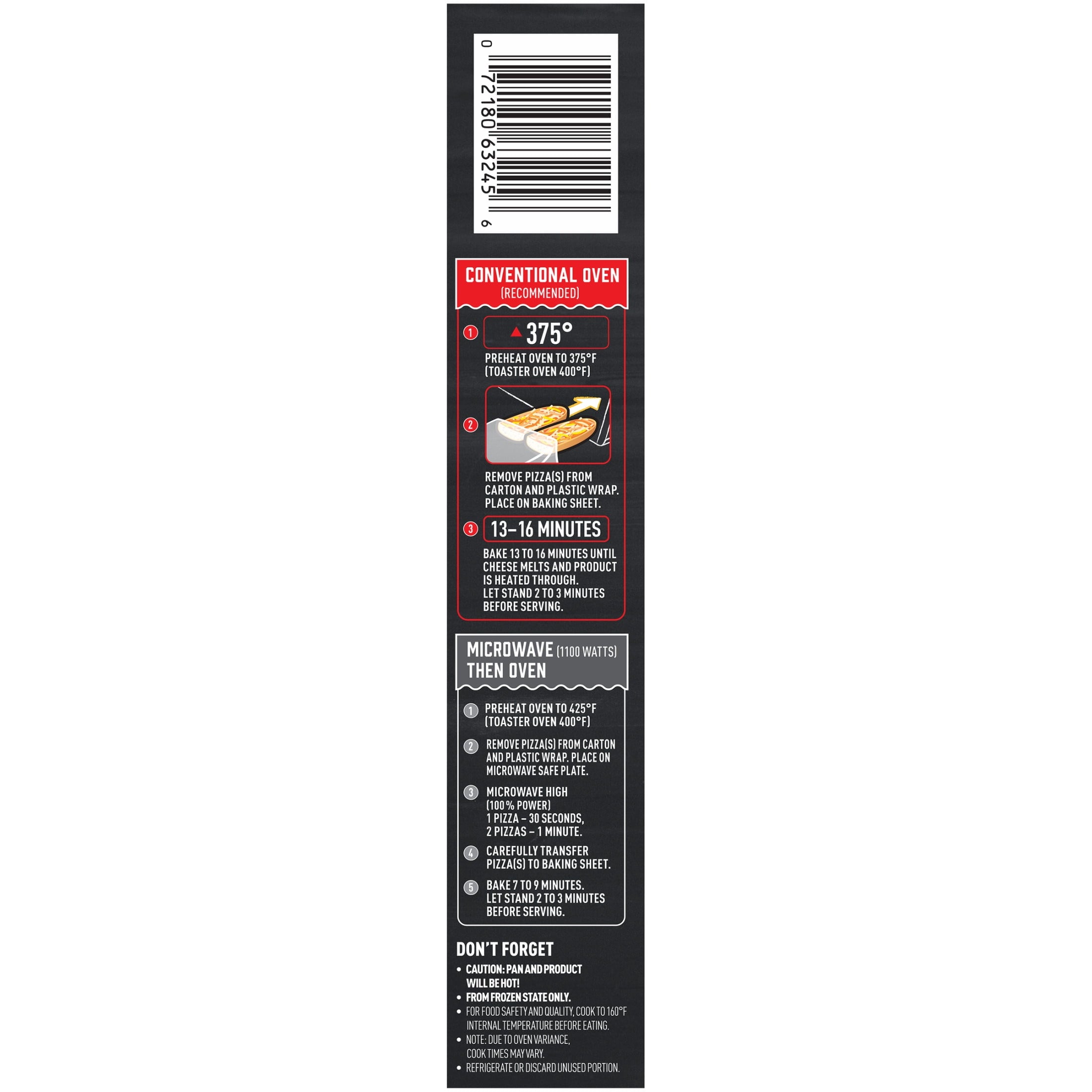 Red Baron 5 Cheese & Garlic French Bread Frozen Pizza 8.8 Oz 2 Pack