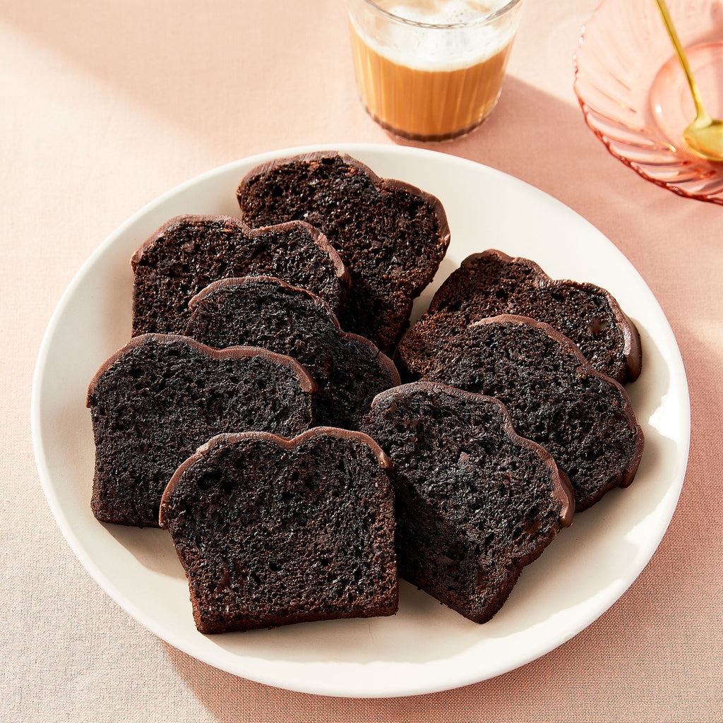 Iced Double Chocolate Sliced Loaf Cake 14.1 Oz 8 Count Marketside