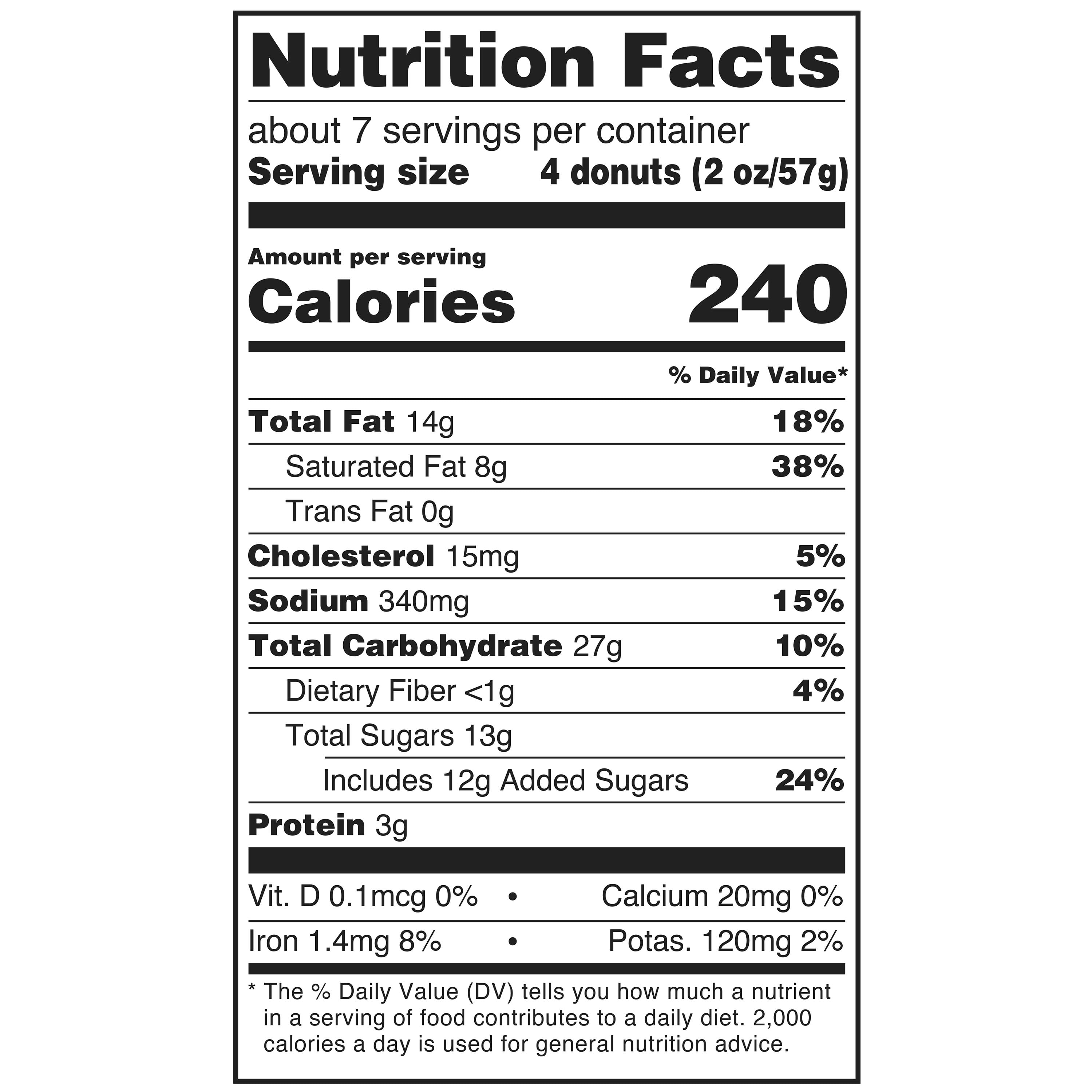 Chocolate Frosted Mini Donuts 14 Oz 28 Count Freshness Guaranteed