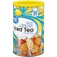 Great Value Natural Lemon Naturally Flavored Iced Tea Drink Mix 66.1 oz Canister