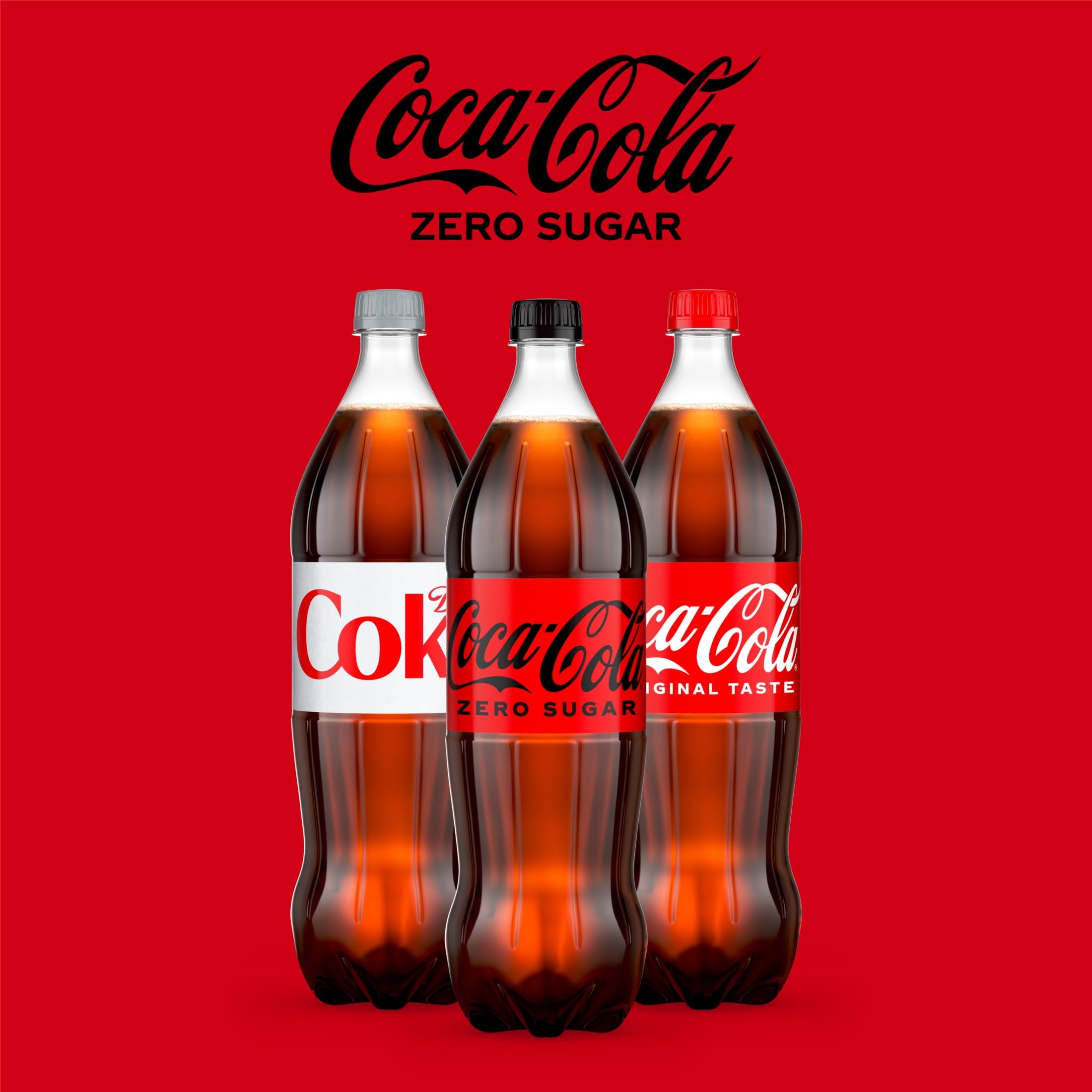 Zero Sugar Soda Pop Bottle 1.25 Liters Coca-Cola