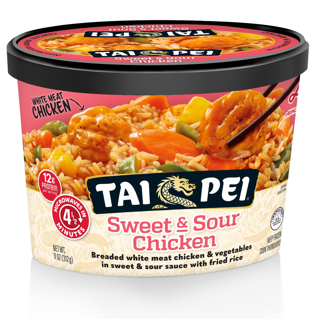 Tai Pei Sweet & Sour Chicken with Vegetable Rice Frozen Meal 11 Oz