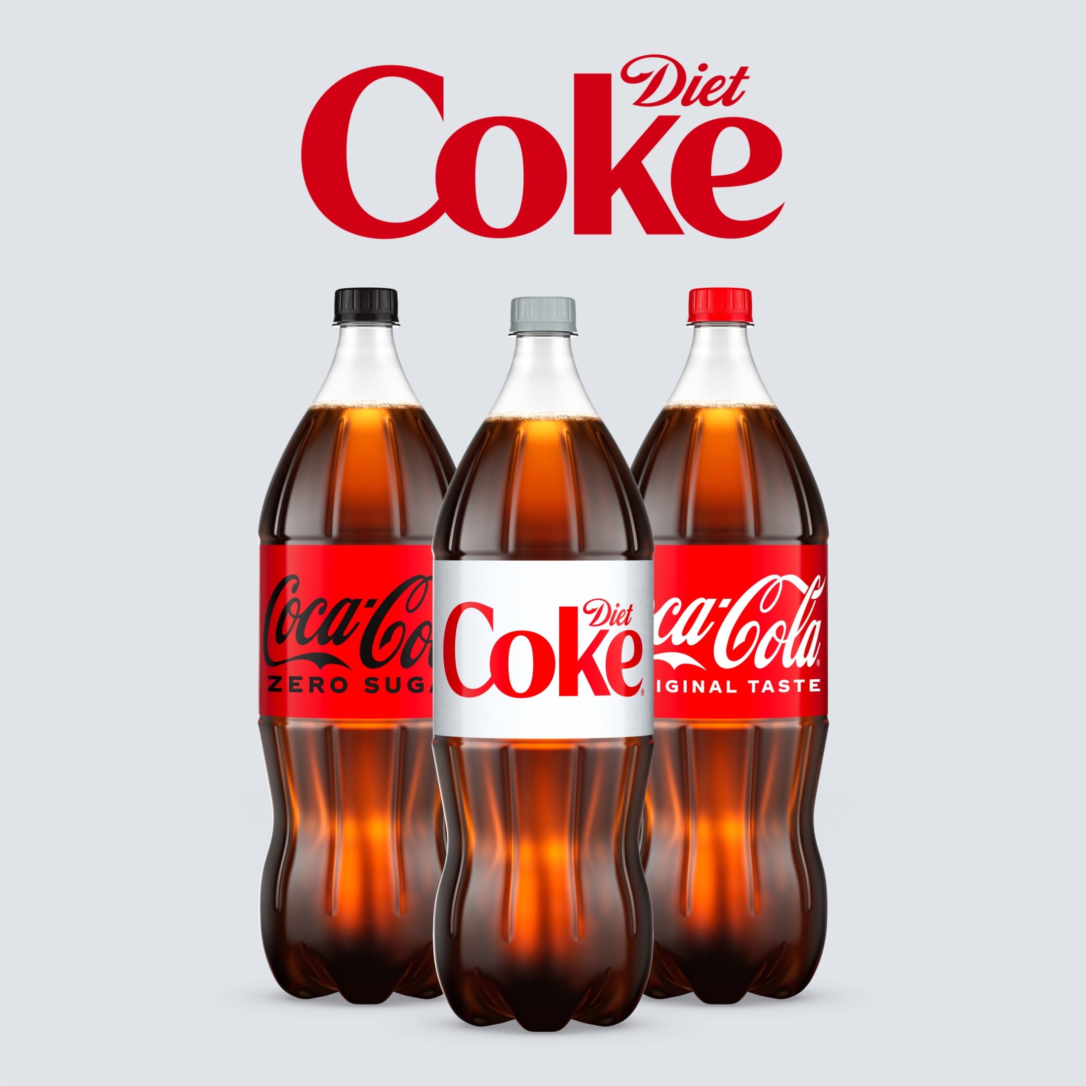 Diet Coke Soda Pop Bottle 2 Liters Coca-Cola