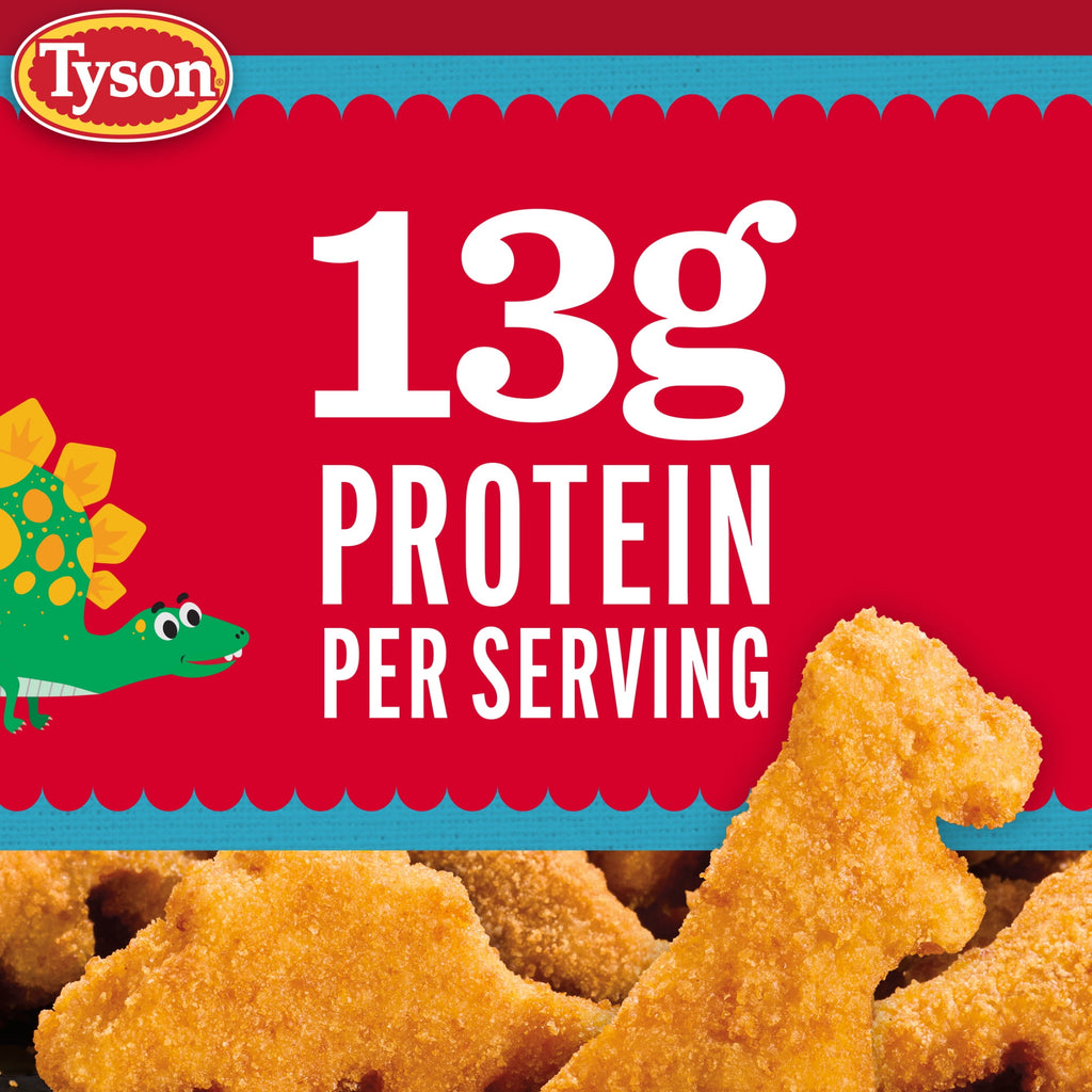 Tyson Dino Chicken Nuggets 29 Oz Frozen 13g Protein