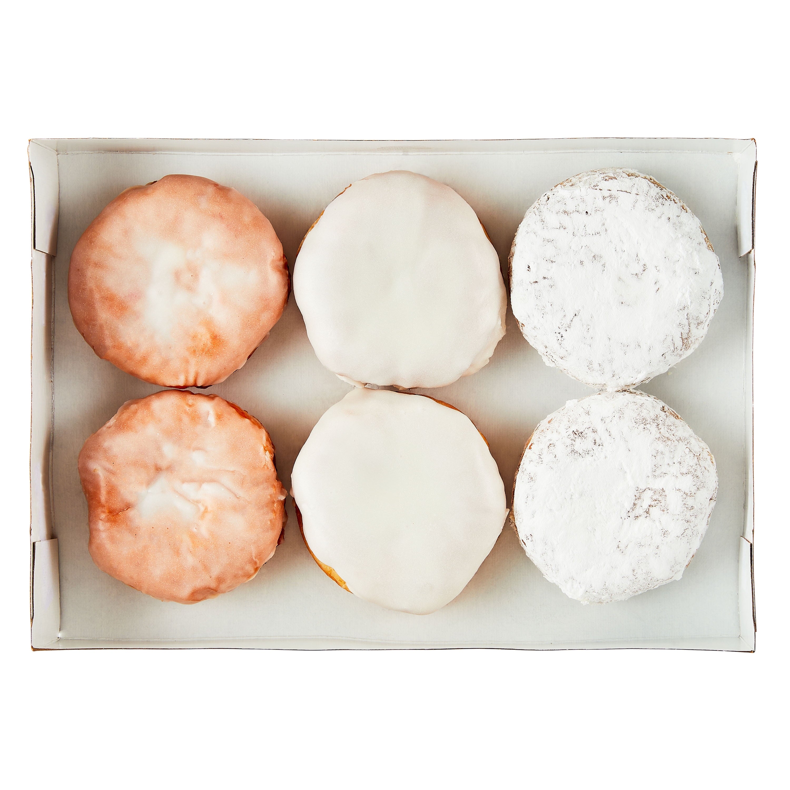 Raspberry Filled Bismark Donuts 16 Oz 6 Count Freshness Guaranteed