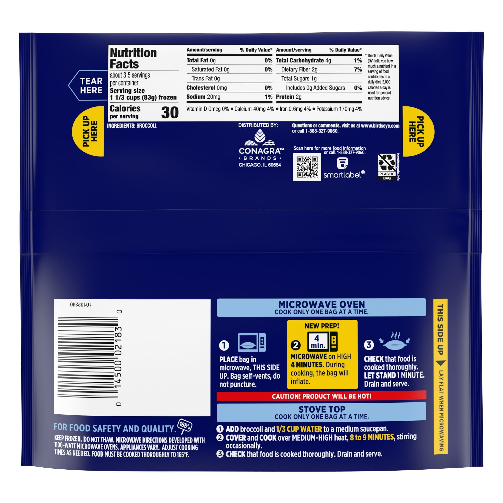 Birds Eye Steamfresh Broccoli Florets Frozen Vegetables 10.8 Oz