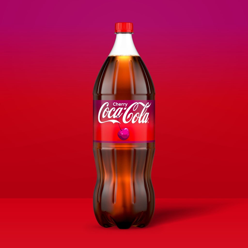 Cherry Soda Pop Bottle 2 Liters Coca-Cola