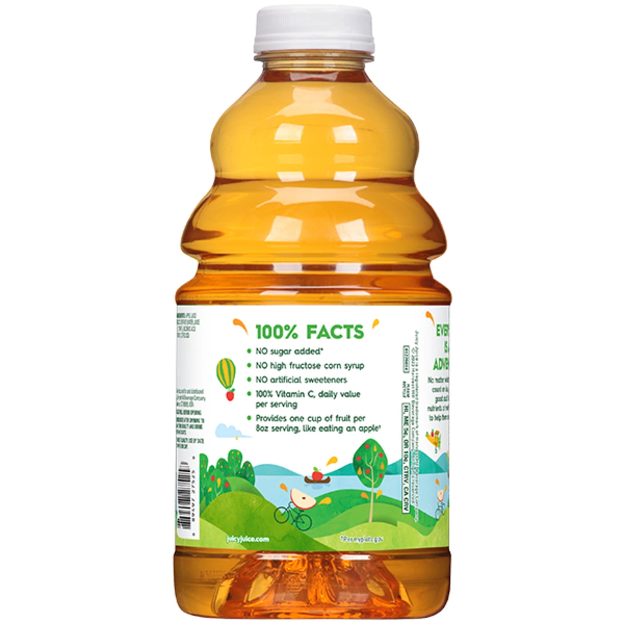 Juicy Juice 100% Apple Juice Pulp-Free 48 fl oz Bottle