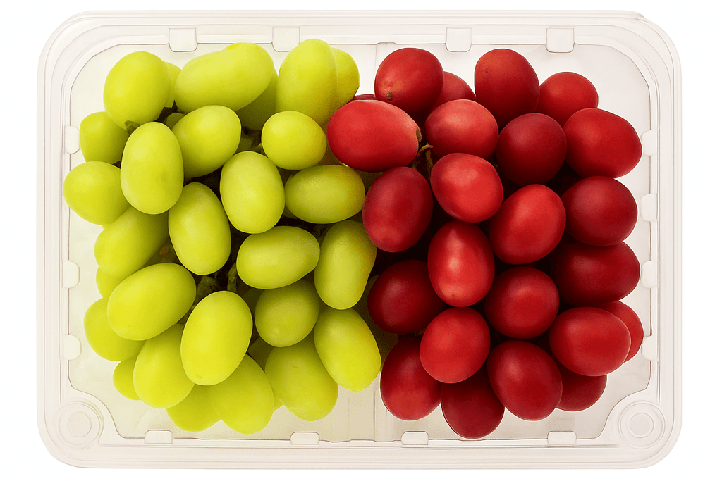 Fresh Multi Color Grapes 2 Lb Clamshell