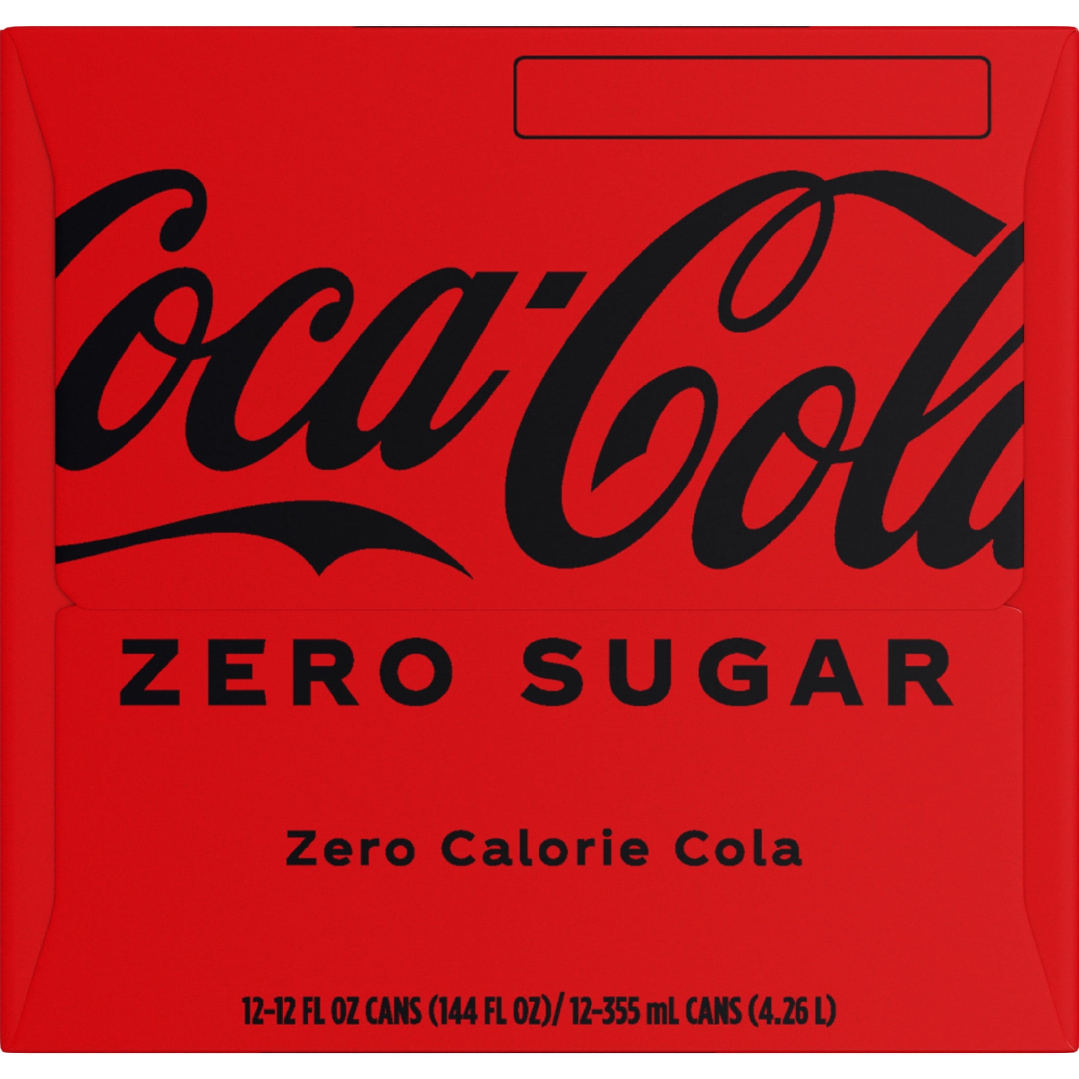 Zero Sugar Soda Pop Fridge Pack Cans 12 Fl Oz Coca-Cola