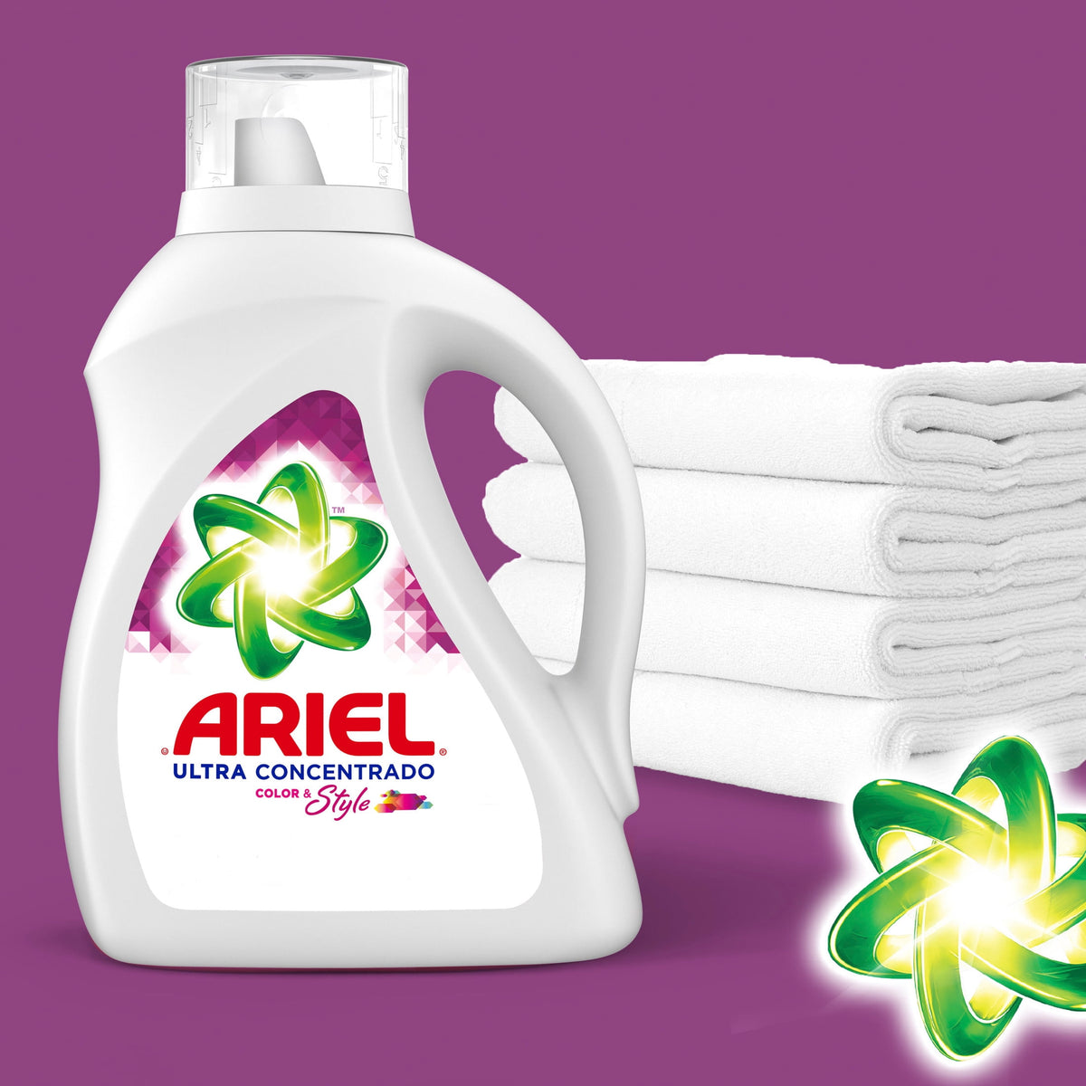 Ariel Ultra Concentrated Color & Style Liquid Laundry Detergent Original Scent 81 fl oz 61 Loads
