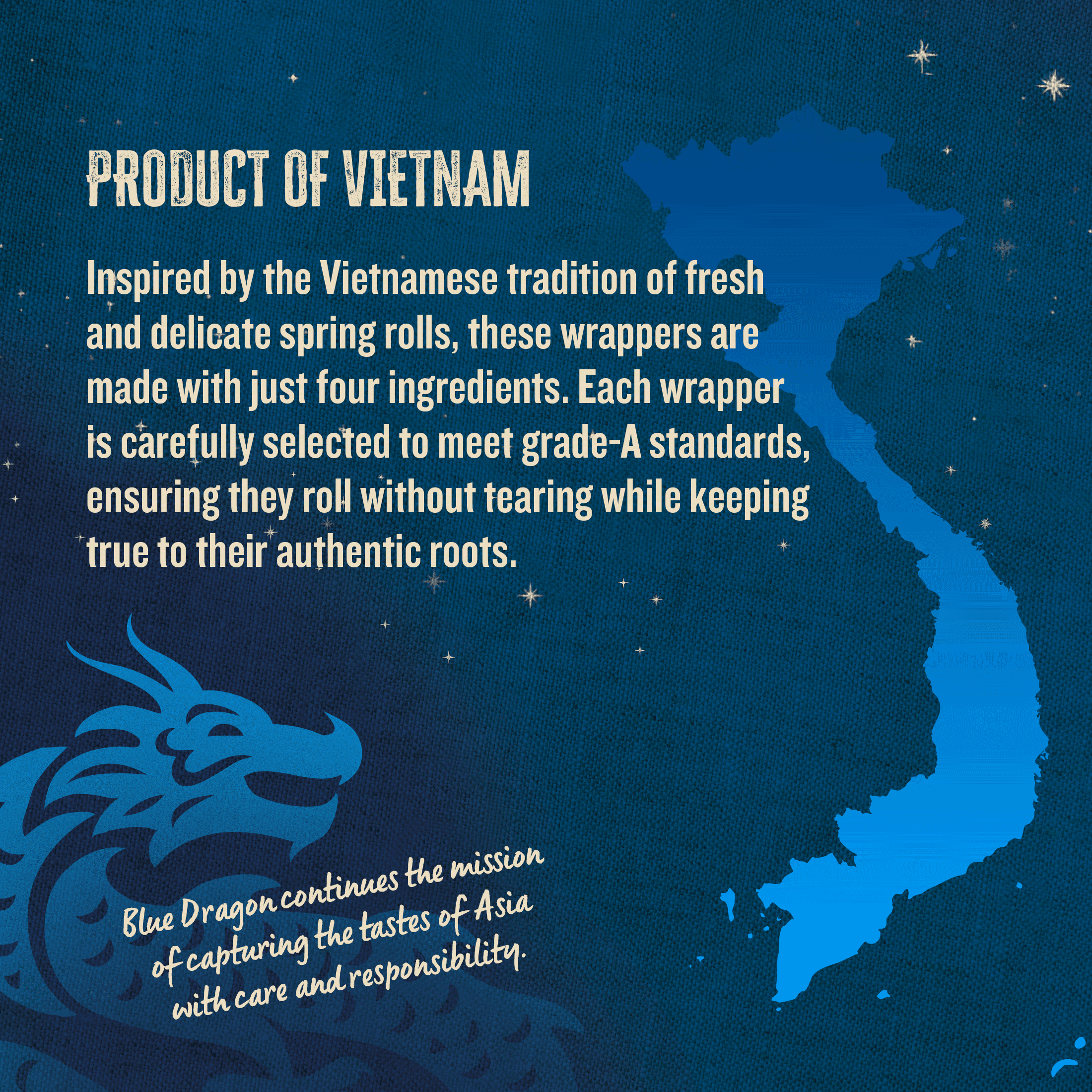 Spring Roll Wrappers 4.7 Oz 3 Pack Blue Dragon