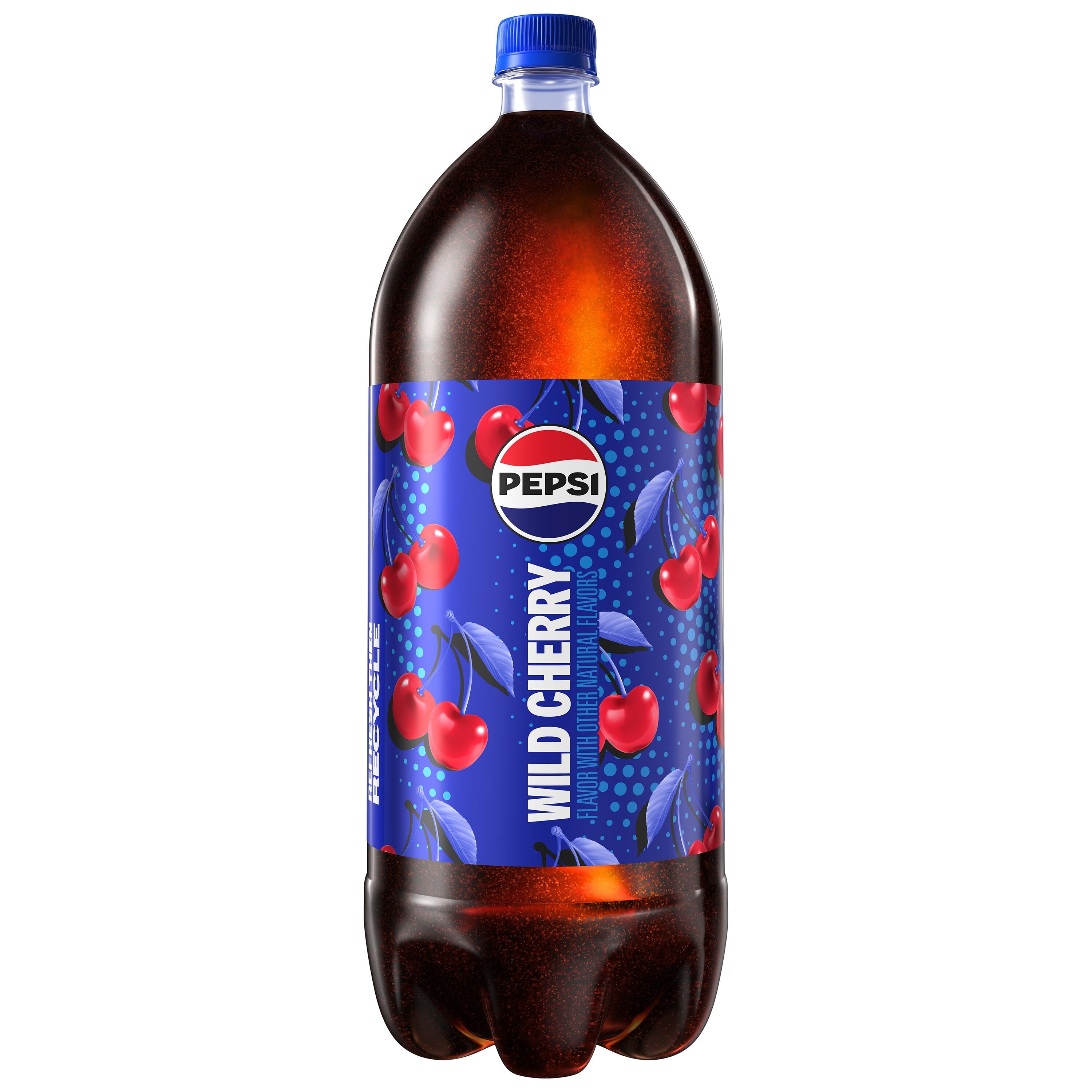 Pepsi Wild Cherry Soda Pop 2 Liter Bottle