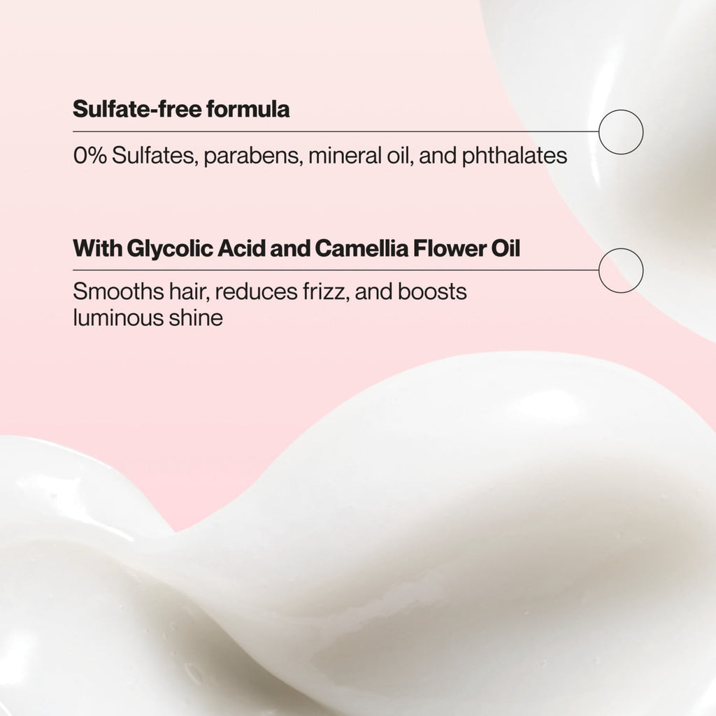 Suave Hydra Gloss Sulfate Free Conditioner with Glycolic Acid & Camellia Oil 18 fl oz