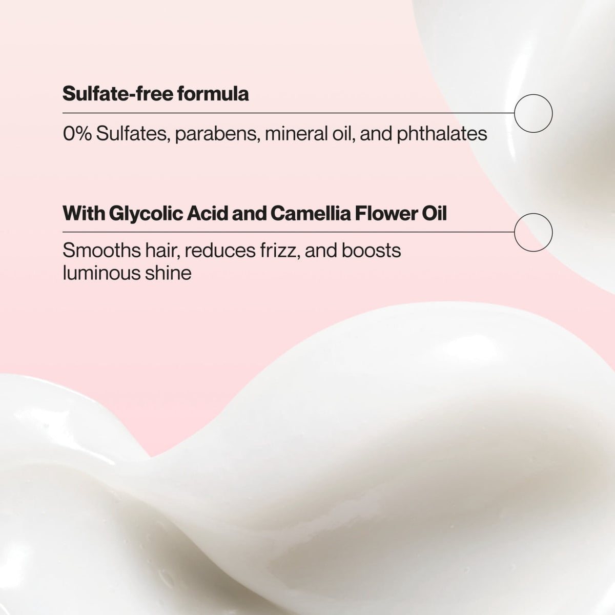 Suave Hydra Gloss Sulfate Free Conditioner with Glycolic Acid & Camellia Oil 18 fl oz