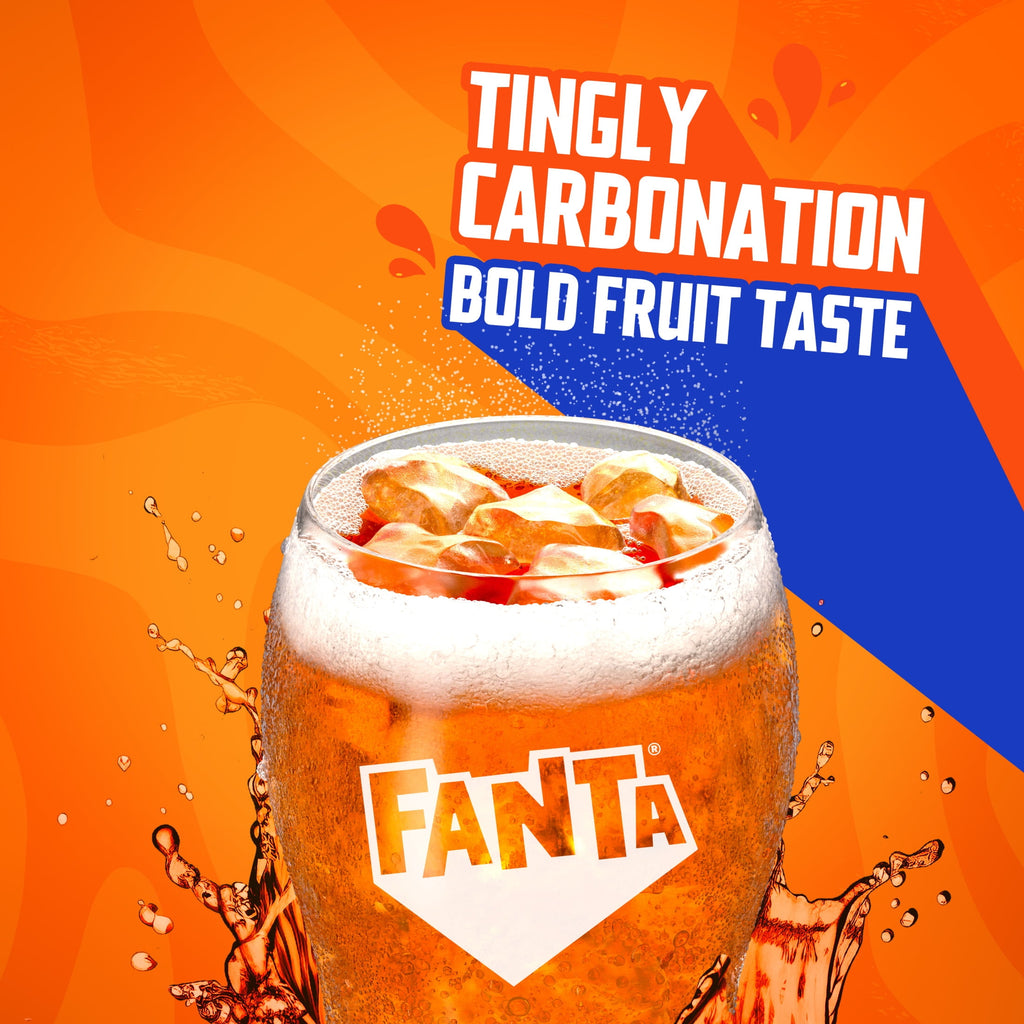 Fanta Orange Soda Pop Bottle 20 Fl Oz