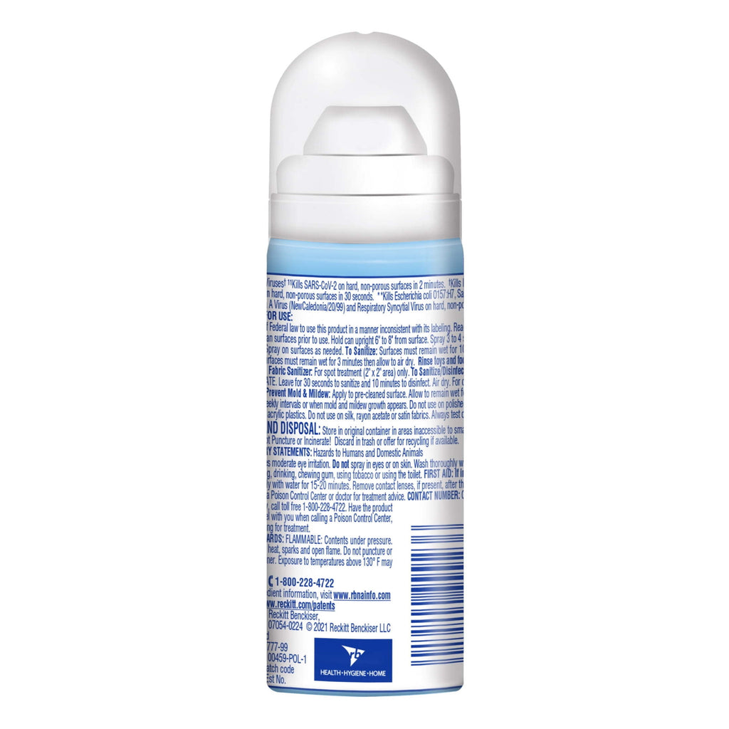 Lysol To Go Travel Size Disinfectant Spray Crisp Linen 1.5 fl oz