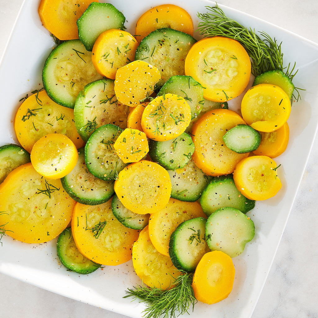 Great Value Frozen Zucchini Blend Yellow Green Sliced 10 Oz