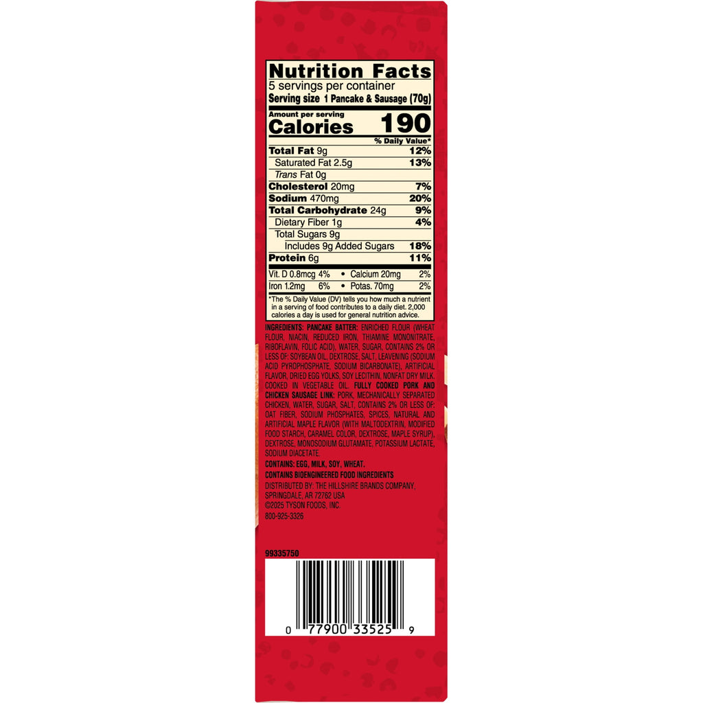 Jimmy Dean Pancake & Sausage on a Stick Frozen Breakfast 12.5 Oz 5 Count
