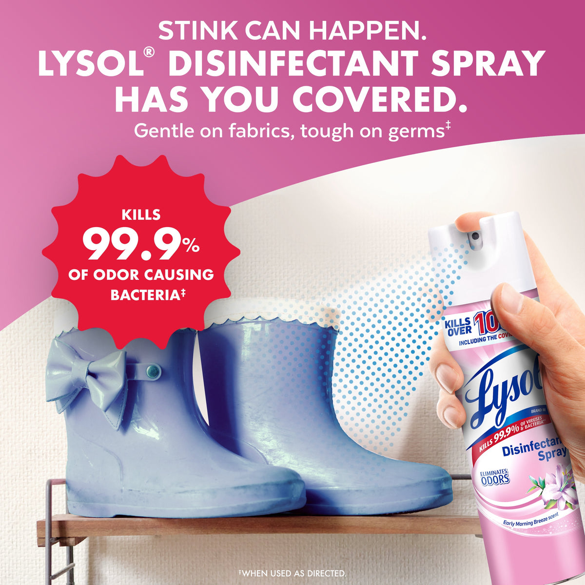 Lysol Disinfectant Spray Early Morning Breeze 19 oz