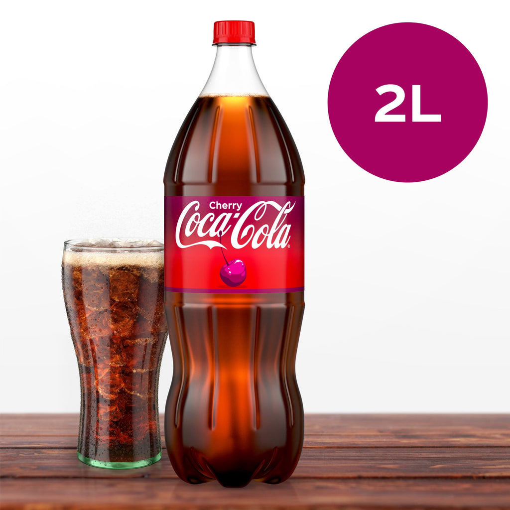 Cherry Soda Pop Bottle 2 Liters Coca-Cola