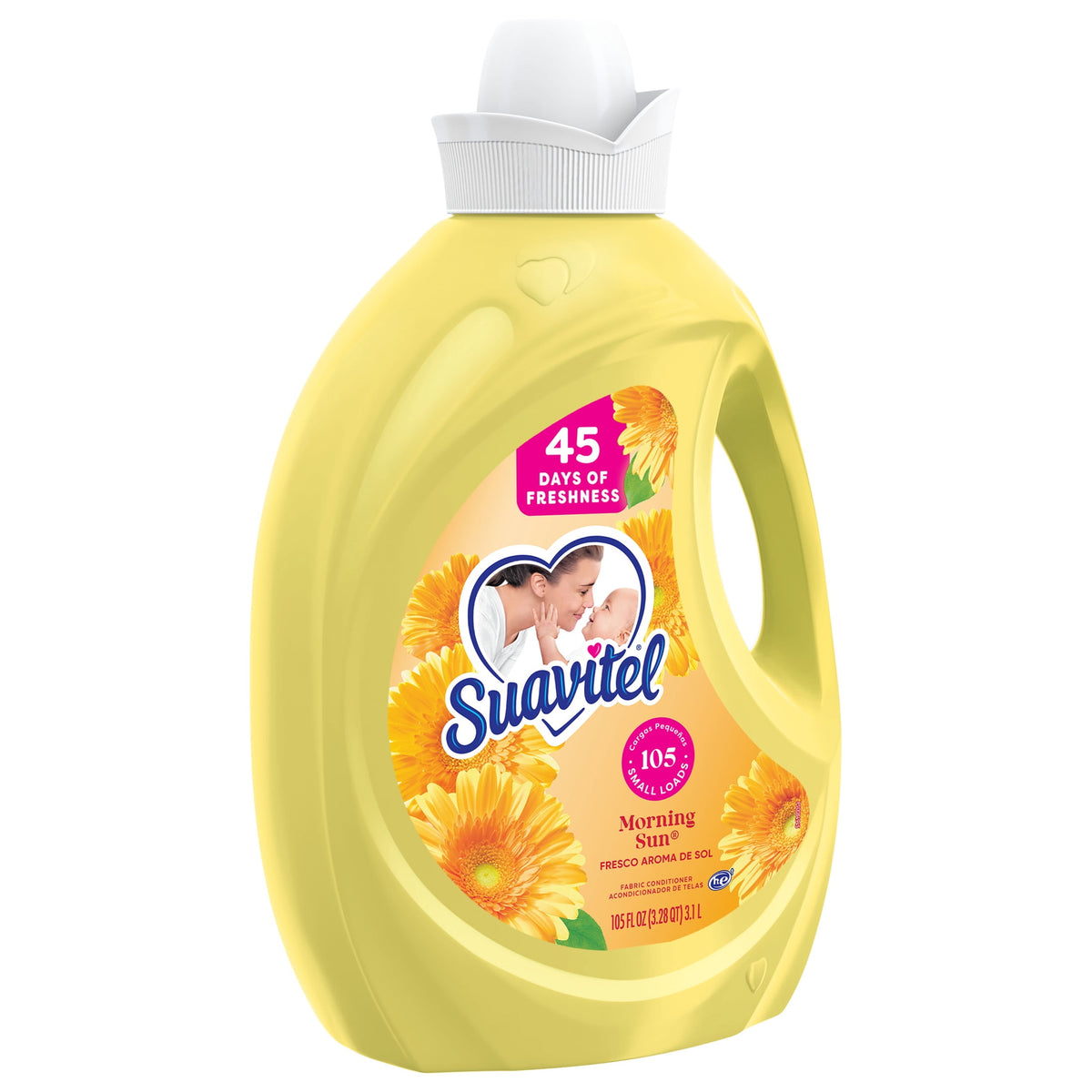 Suavitel Liquid Fabric Conditioner Morning Sun Scent 105 fl oz 105 Loads