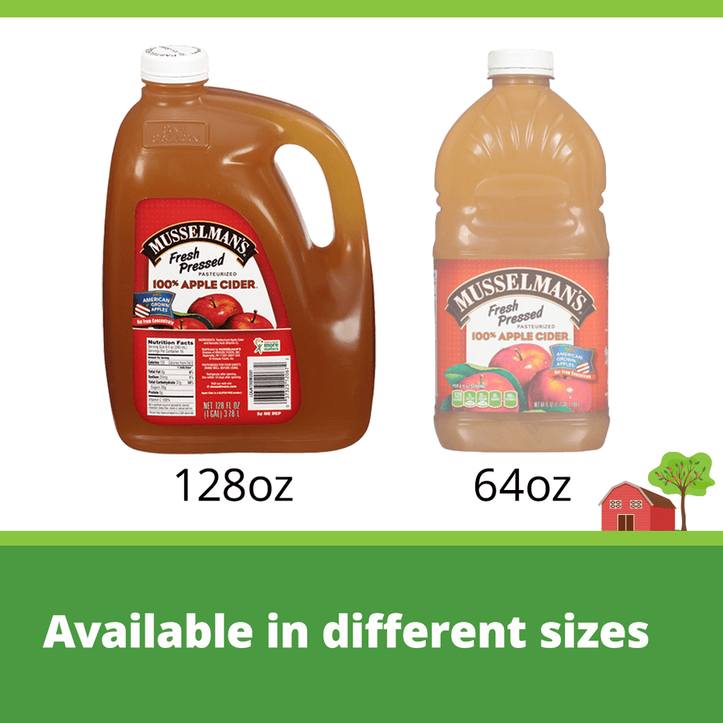 Musselman's Fresh Pressed 100% Apple Cider Unfiltered 128 fl oz