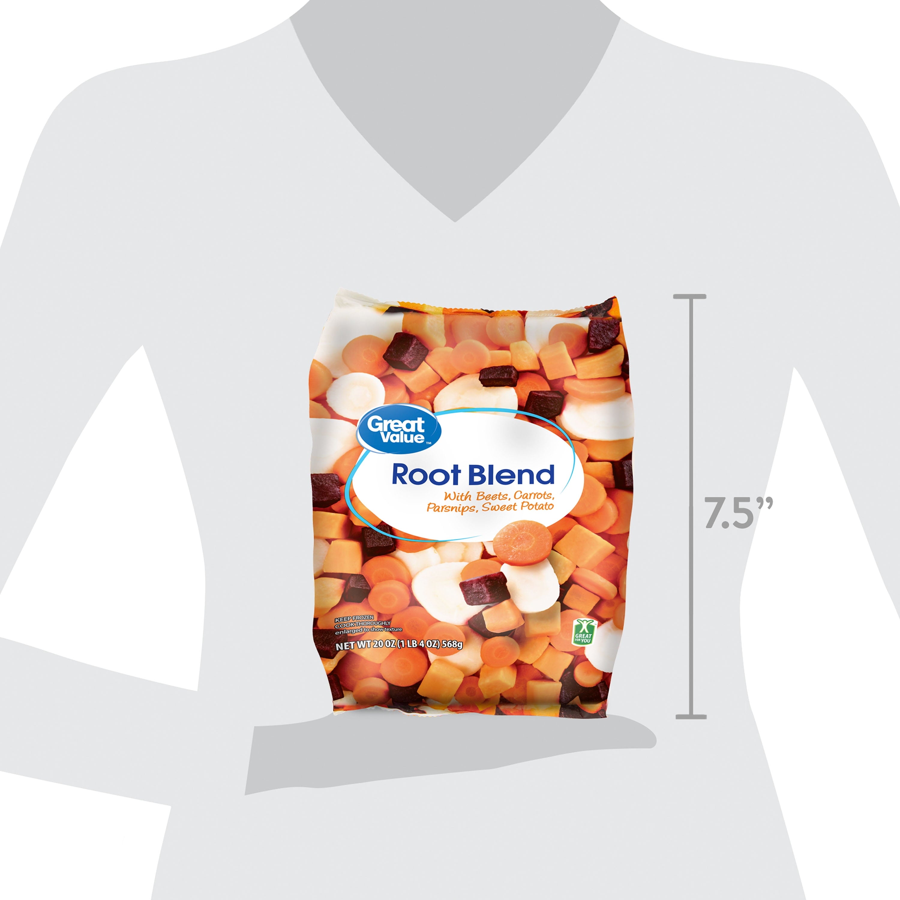 Great Value Frozen Root Blend Beets Carrots Parsnips Sweet Potatoes 20 Oz