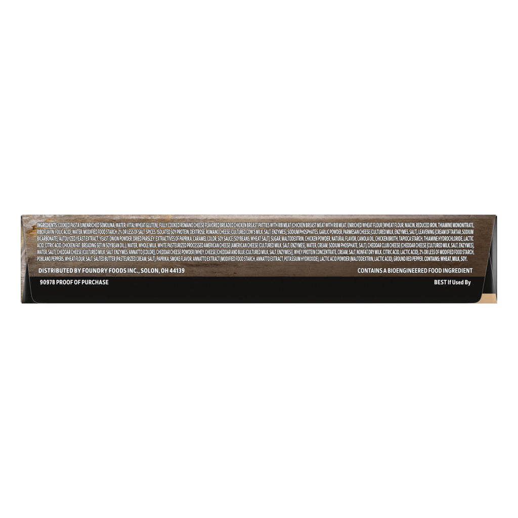 Yellowstone Crispy Chicken and Poblano Mac and Cheese Frozen Meal 12 Oz