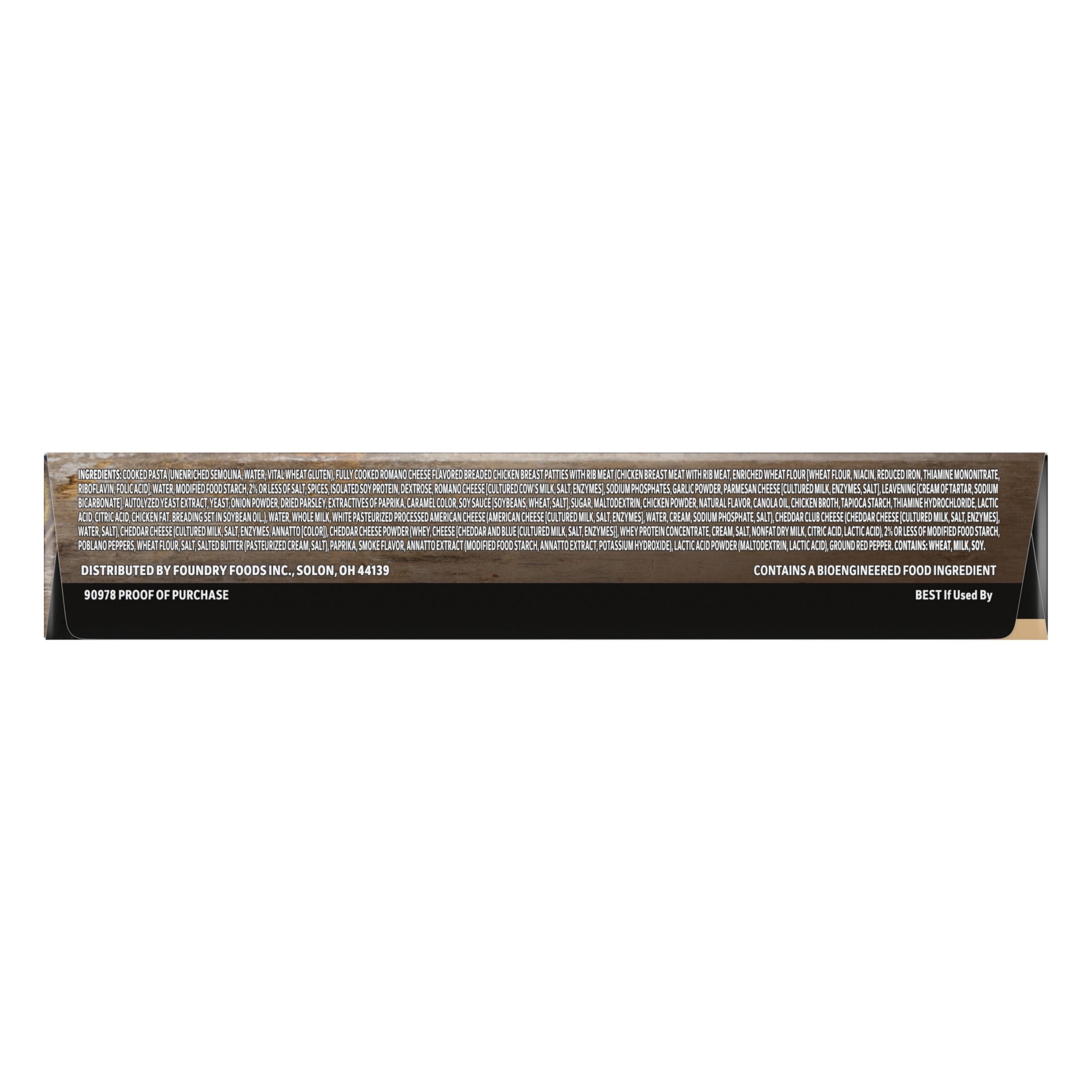 Yellowstone Crispy Chicken and Poblano Mac and Cheese Frozen Meal 12 Oz