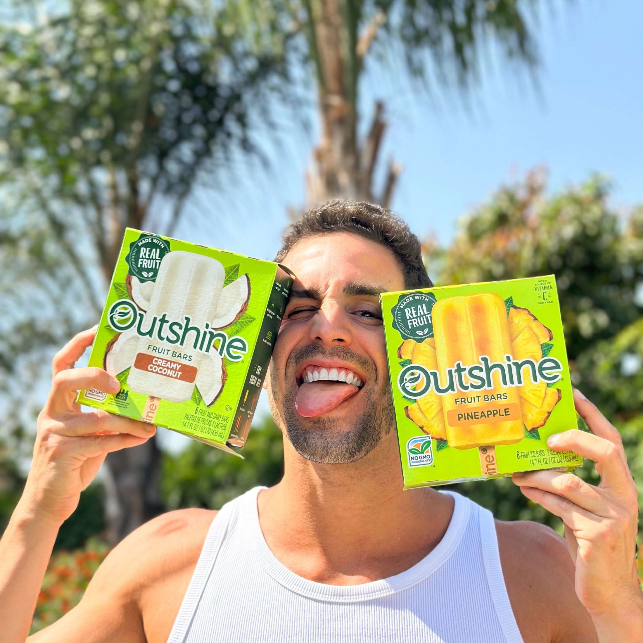Outshine Pineapple Frozen Fruit Bars 6 Count 15 Fl Oz