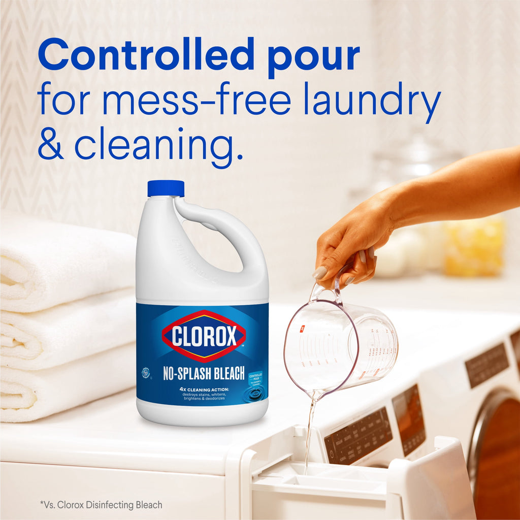 Clorox No Splash Bleach Unscented 77 fl oz