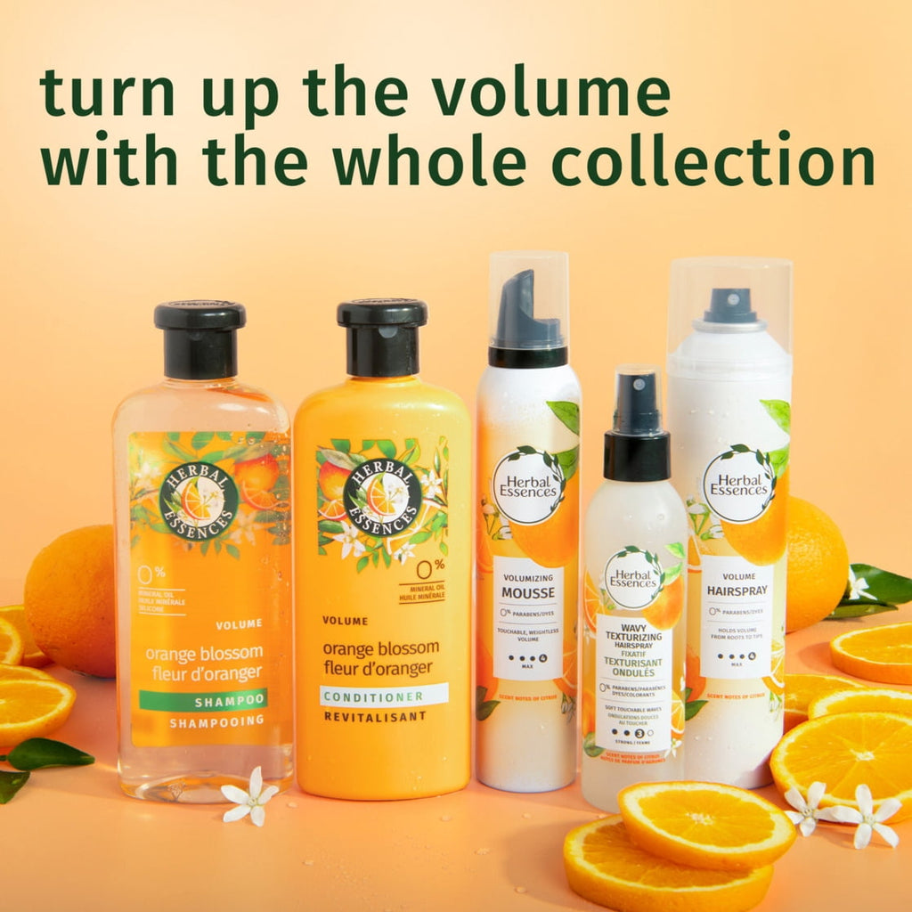 Herbal Essences Volumizing Mousse Weightless Volume All Day Hold For Fine Hair 6.8 fl oz