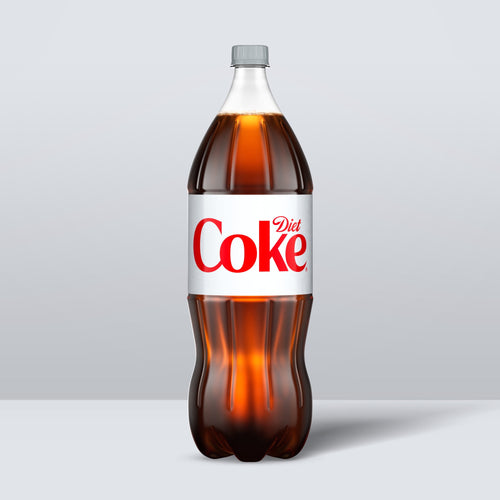 Diet Coke Soda Pop Bottle 2 Liters Coca-Cola