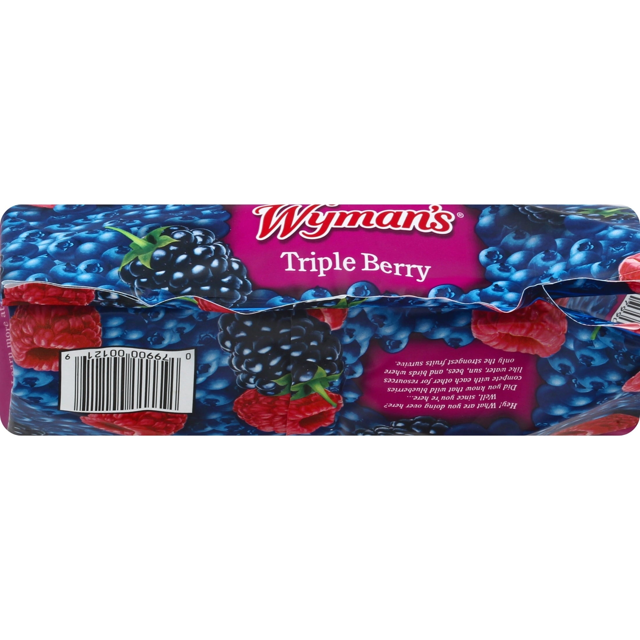 Wyman's Triple Berry Blend Frozen Blueberries Blackberries Raspberries 48 Oz