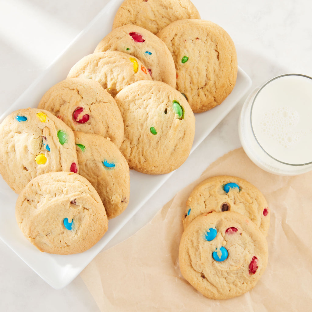 Cookies Made With M&M's Candies 14 Oz 10 Count Freshness Guaranteed